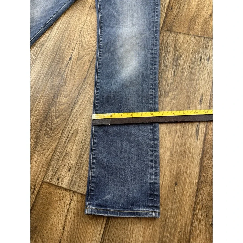 American Eagle Jeans Mens 28x32 Blue Denim  Flex 4 Patch Look Skinny 30"L - Picture 6 of 14